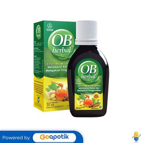 Obherbal Syrup Isi 30 Ml Botol