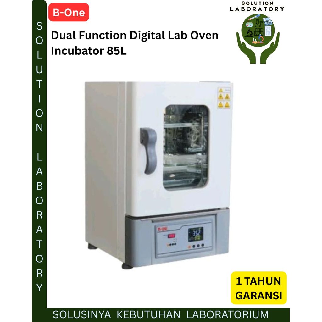 Dual Function Digital Lab Oven Incubator 85L B-One