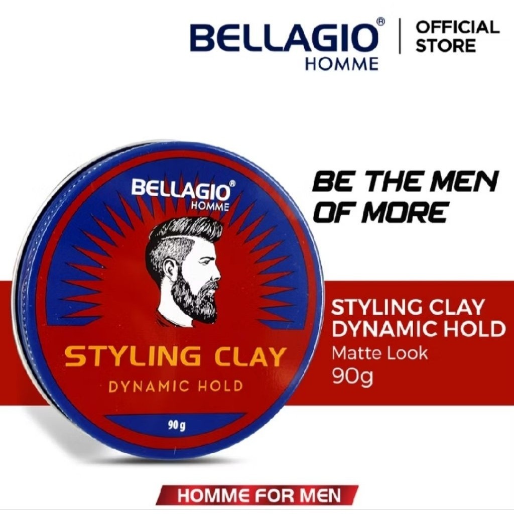 Bellagio Styling Clay Dynamic Hold / Mega Hold 90gr