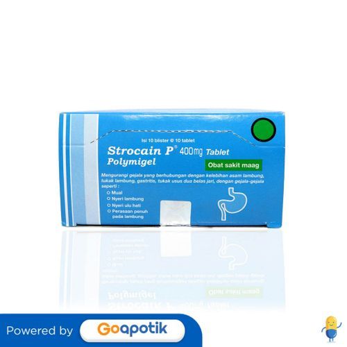Strocain P Box 100 Tablet