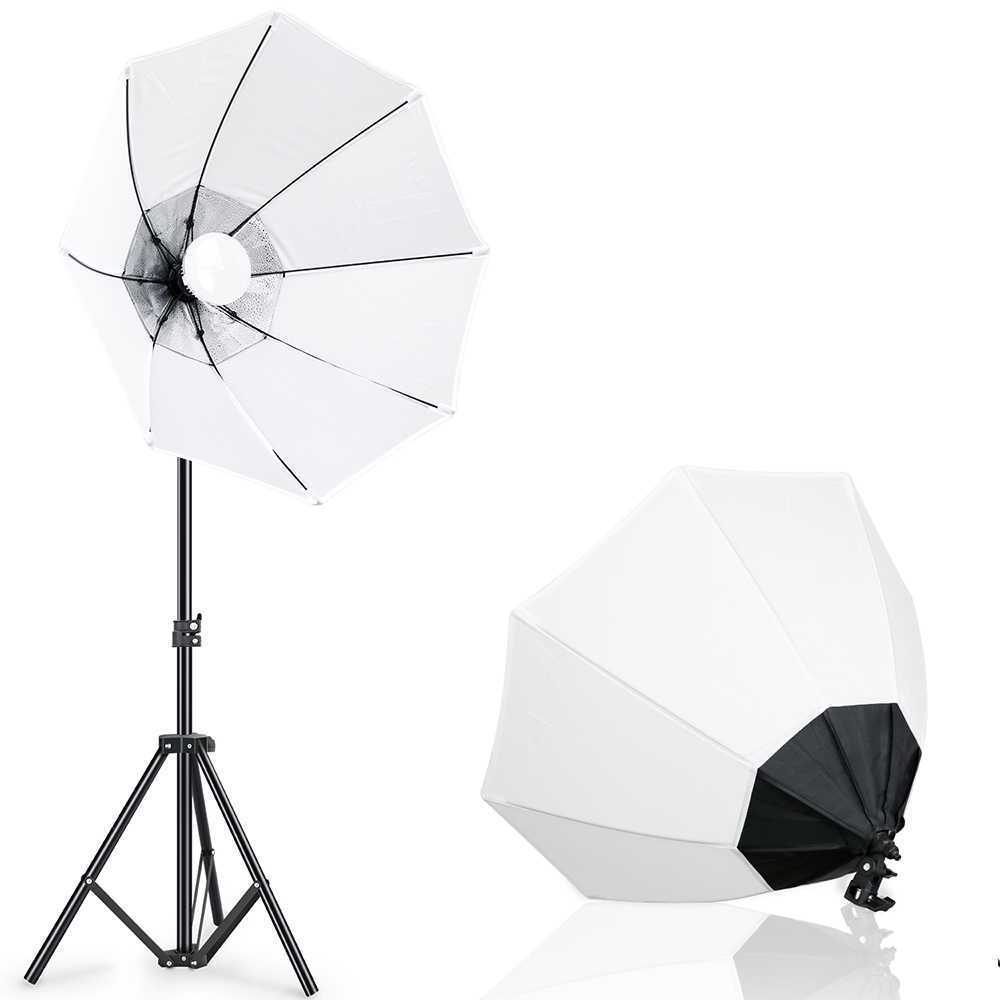 TaffSTUDIO Payung Softbox Lighting Octagon Single Socket 70cm E27 - SL57 Original 99 Engine