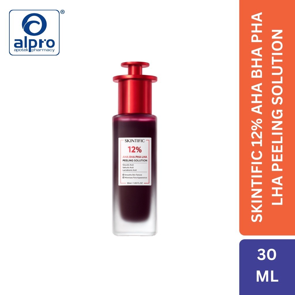 Skintific 12% AHA BHA PHA LHA Peeling Solution