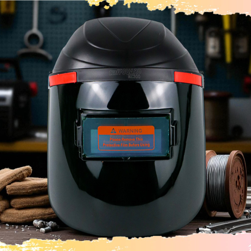 DNK - TaffGUARD Helm Las Automatic Variable Light Welding Mask Cap Shield - MZ300