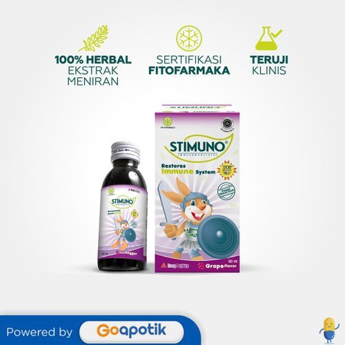 Stimuno Grape Sirup Botol 60 Ml