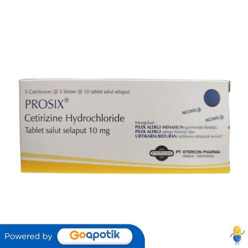 Prosix Box Isi 50 Tablet Salut Selaput