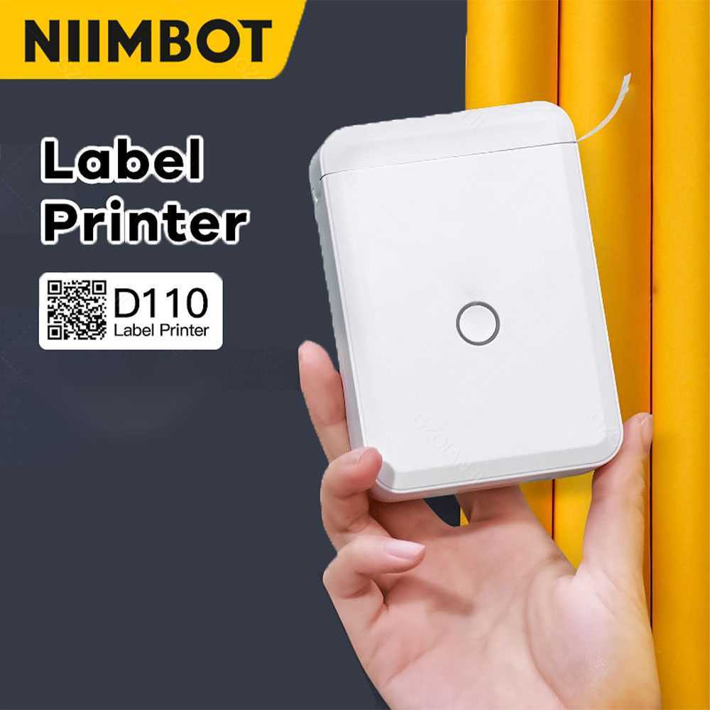 Niimbot Smart Mini Printer Thermal Label Maker Machine Wireless - D110 -AGT