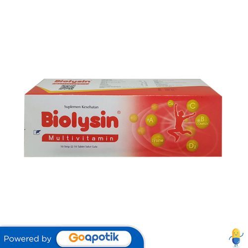 Biolysin Box Isi 100 Tablet