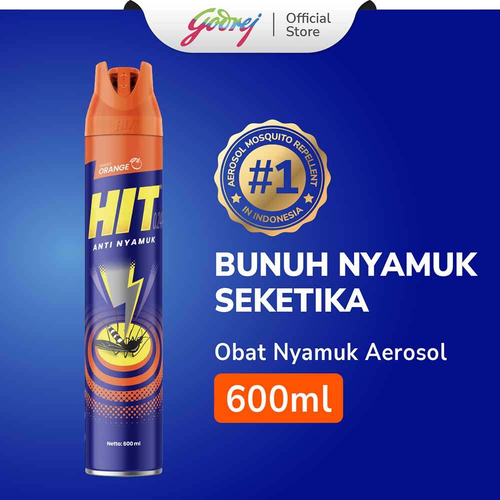 HIT INSEKTISIDA SPRAY ORANGE 600mL