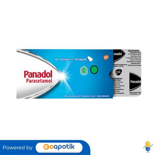 Panadol Strip Isi 10 Kaplet