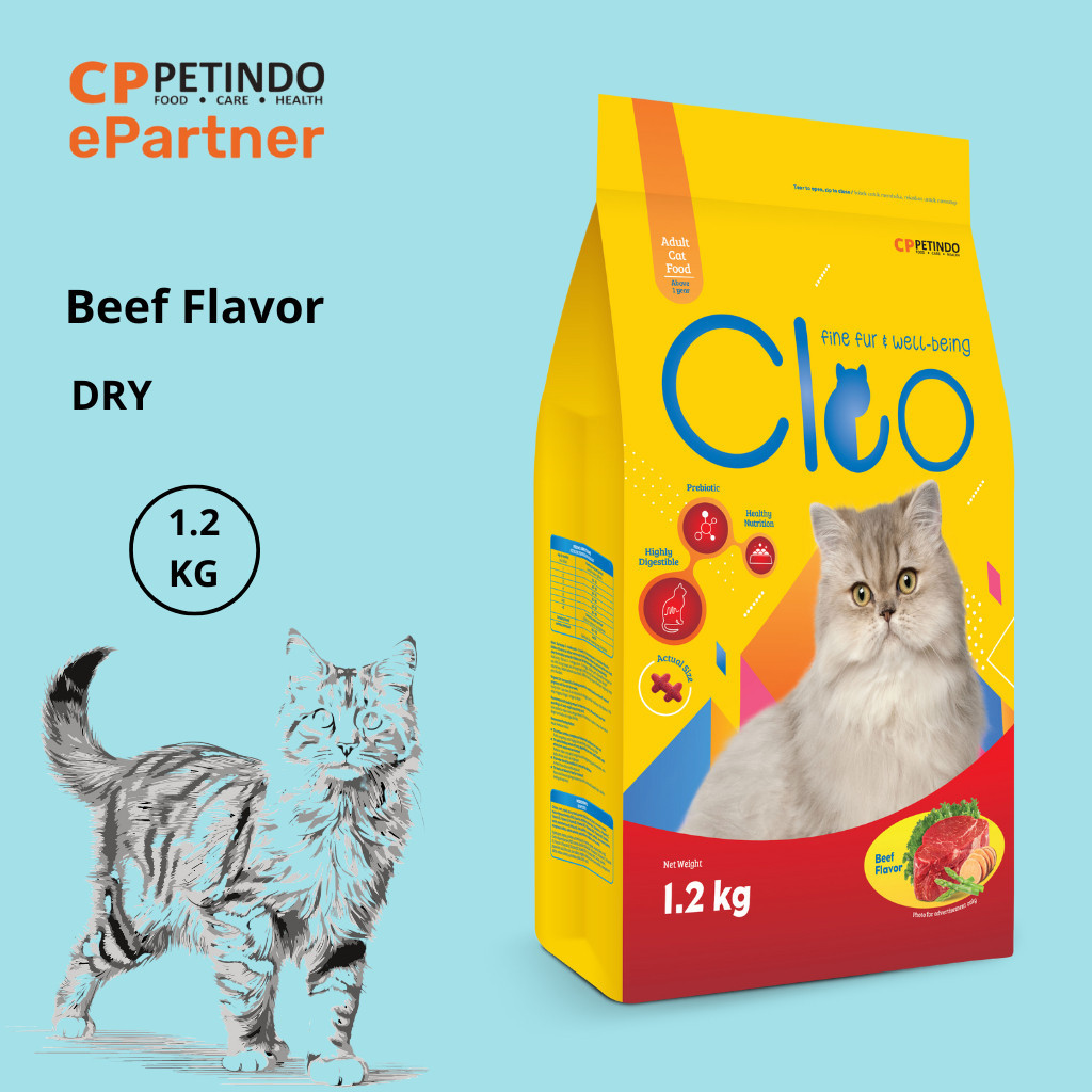 CPPETINDO Cleo Beef Adult Cat - 1,2 kg