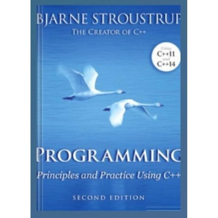buku fisik BUKU Programming: Principles and Practices using C++
