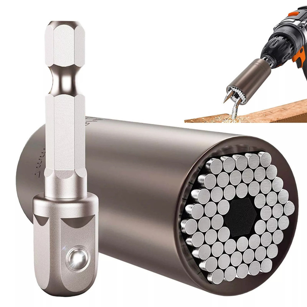Universal multifunctional socket wrench 719mm hand tools with adapter