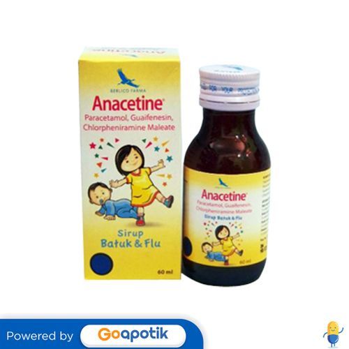 Anacetine Syrup 60 Ml Botol