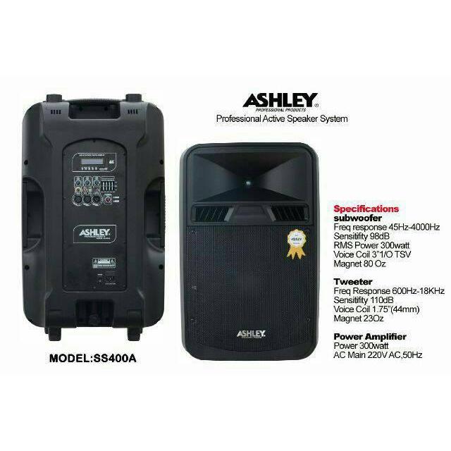 SPEAKER ACTIVE 15 INCH ASHLEY SL-SS400A (2 unit)