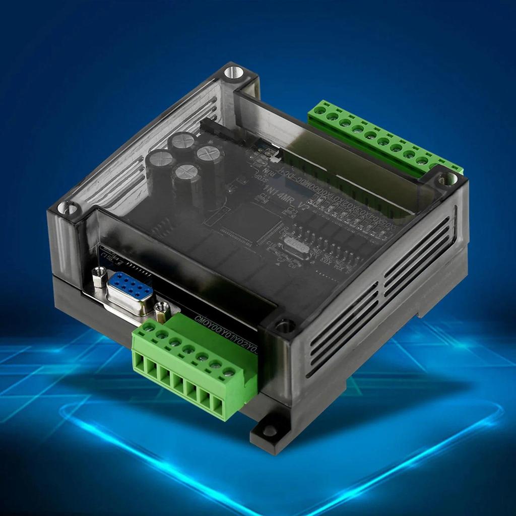 C Programmable Logic Controller Relay Output  DC24V FX1N-14MR Industrial Control Board