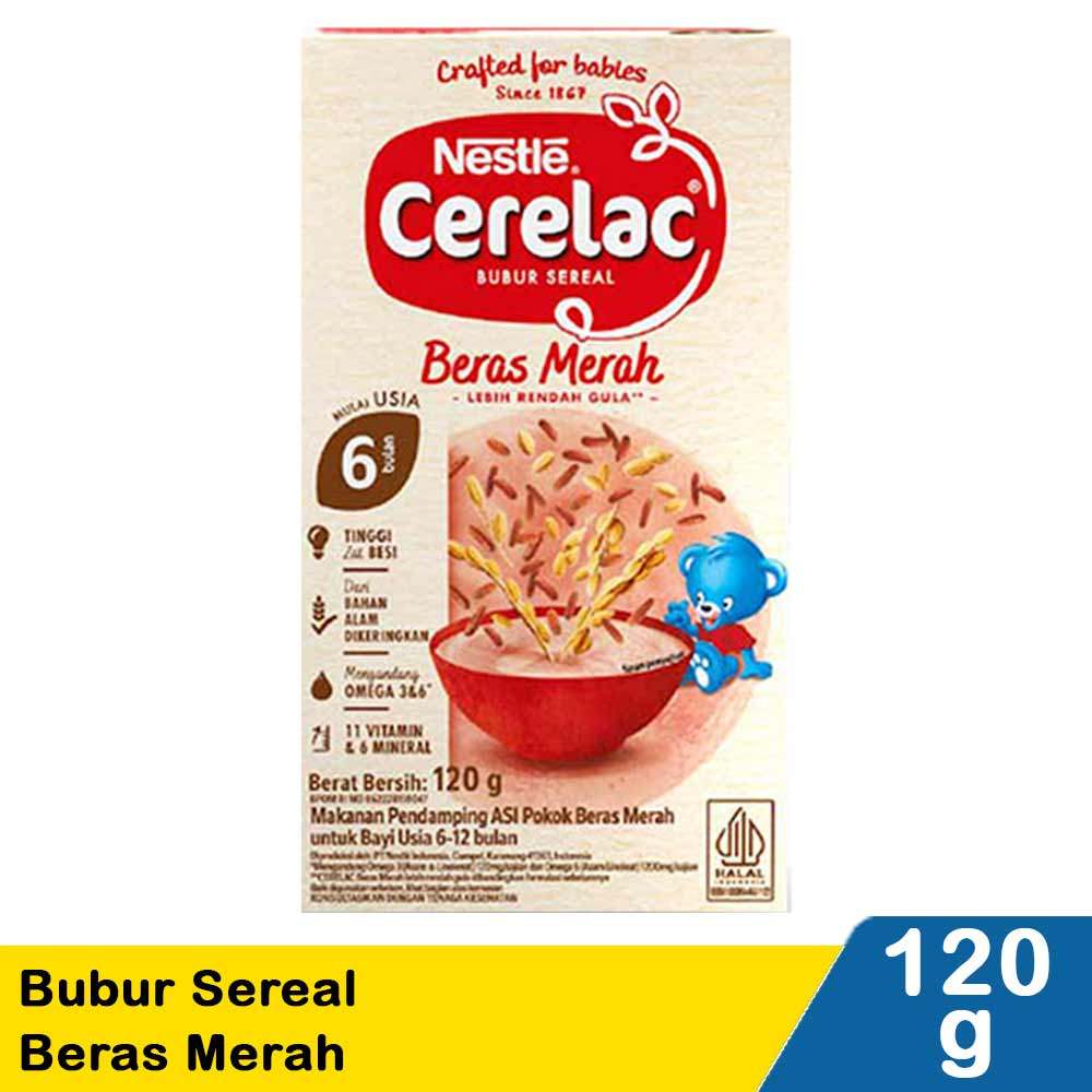 NESTLE CERELAC BUBUR SEREAL BERAS MERAH 120g