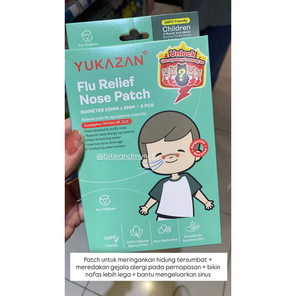 YUKAZAN Flu Relief Patch for kids