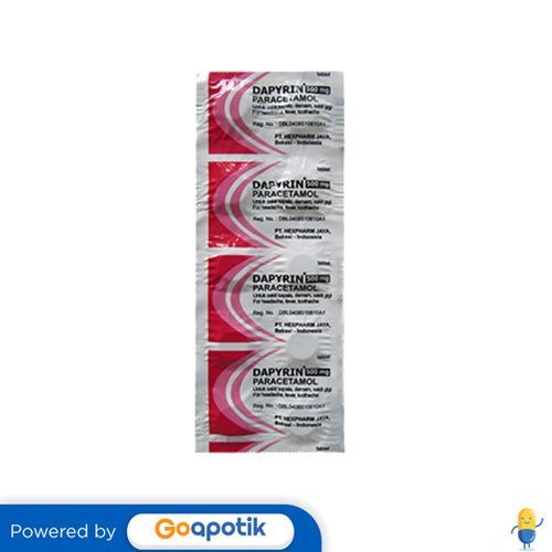 Dapyrin 500 Mg Strip 10 Tablet