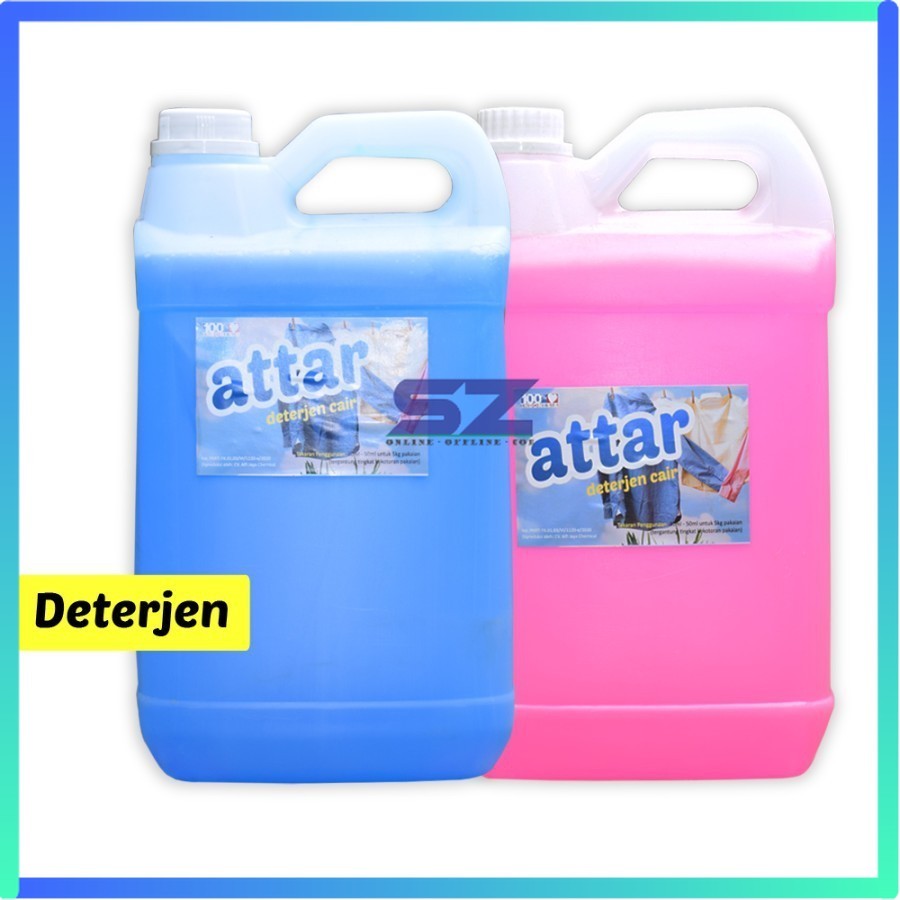 Detergen Deterjen Cair ATTAR 5 Liter