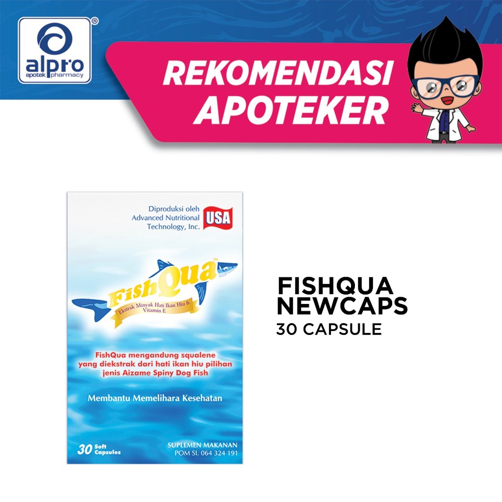 Fishqua Newcaps 30 Capsules / (FCS)