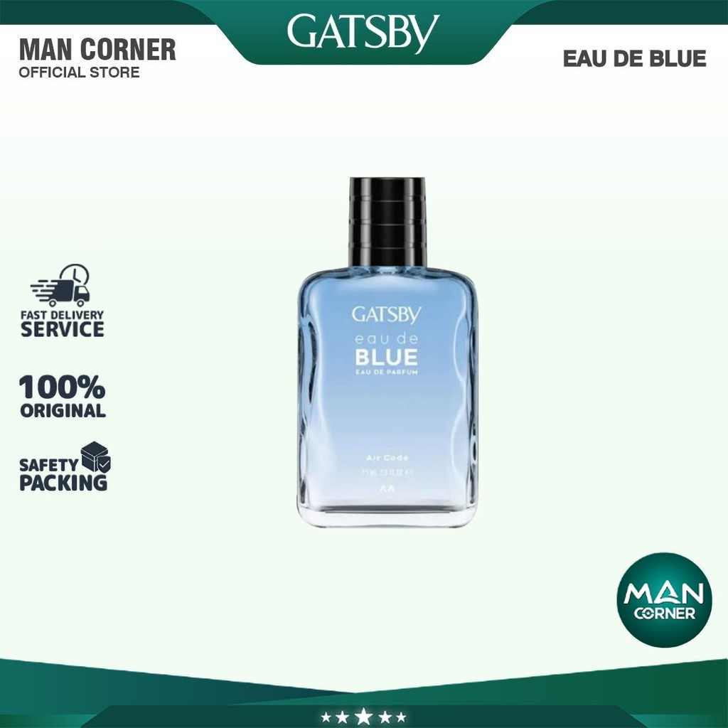 GATSBY Eau De Blue Eau De Parfum Air Code 75ml | Man Corner