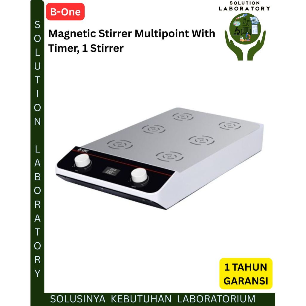 Magnetic Stirrer Digital Multipoint With Timer, 1 Stirrer B-One