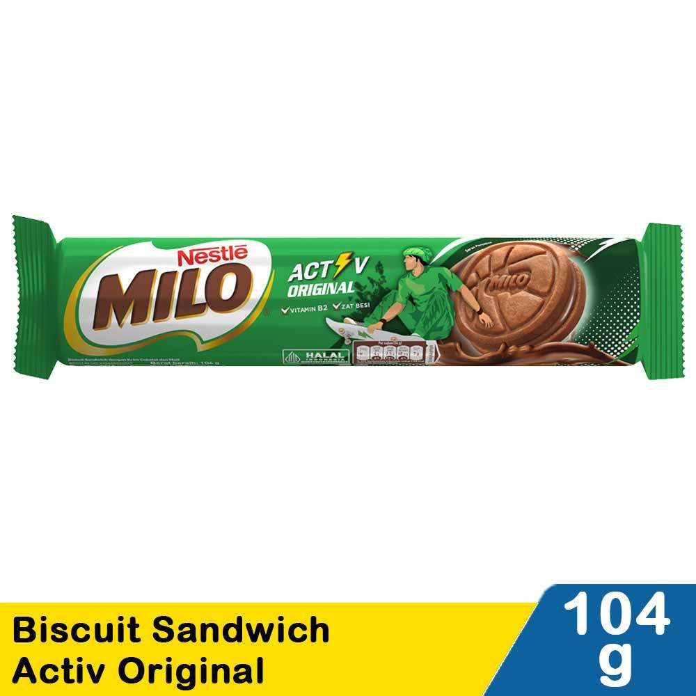 MILO BISCUIT SANDWICH ACTIV ORIGINAL 104g