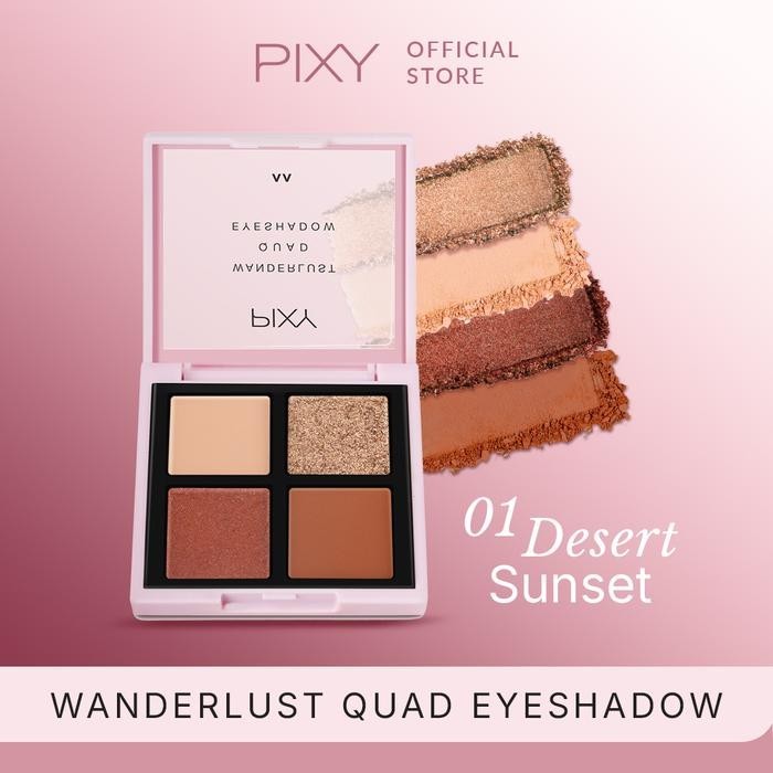 PIXY Wanderlust Quad Eyeshadow - Desert Sunset