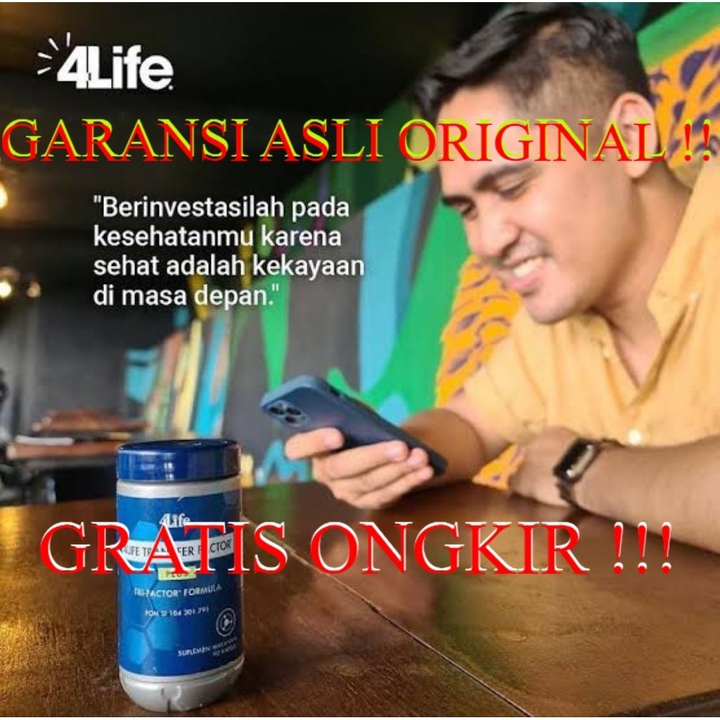 Ecer 30 kapsul 4Life Transfer Factor Plus Tri Factor Formula