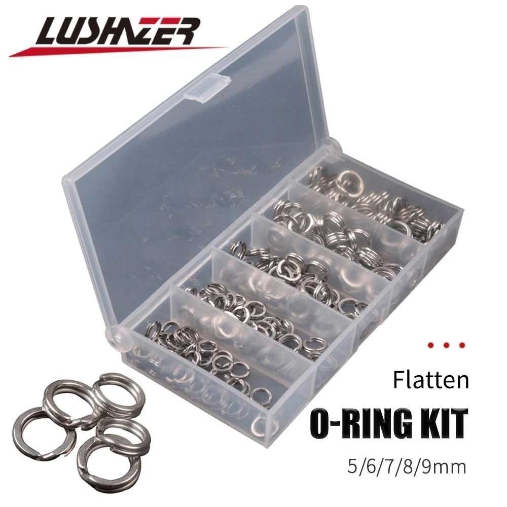 Elano-  Cincin Konektor Umpan Pancing Split Ring 200PCS