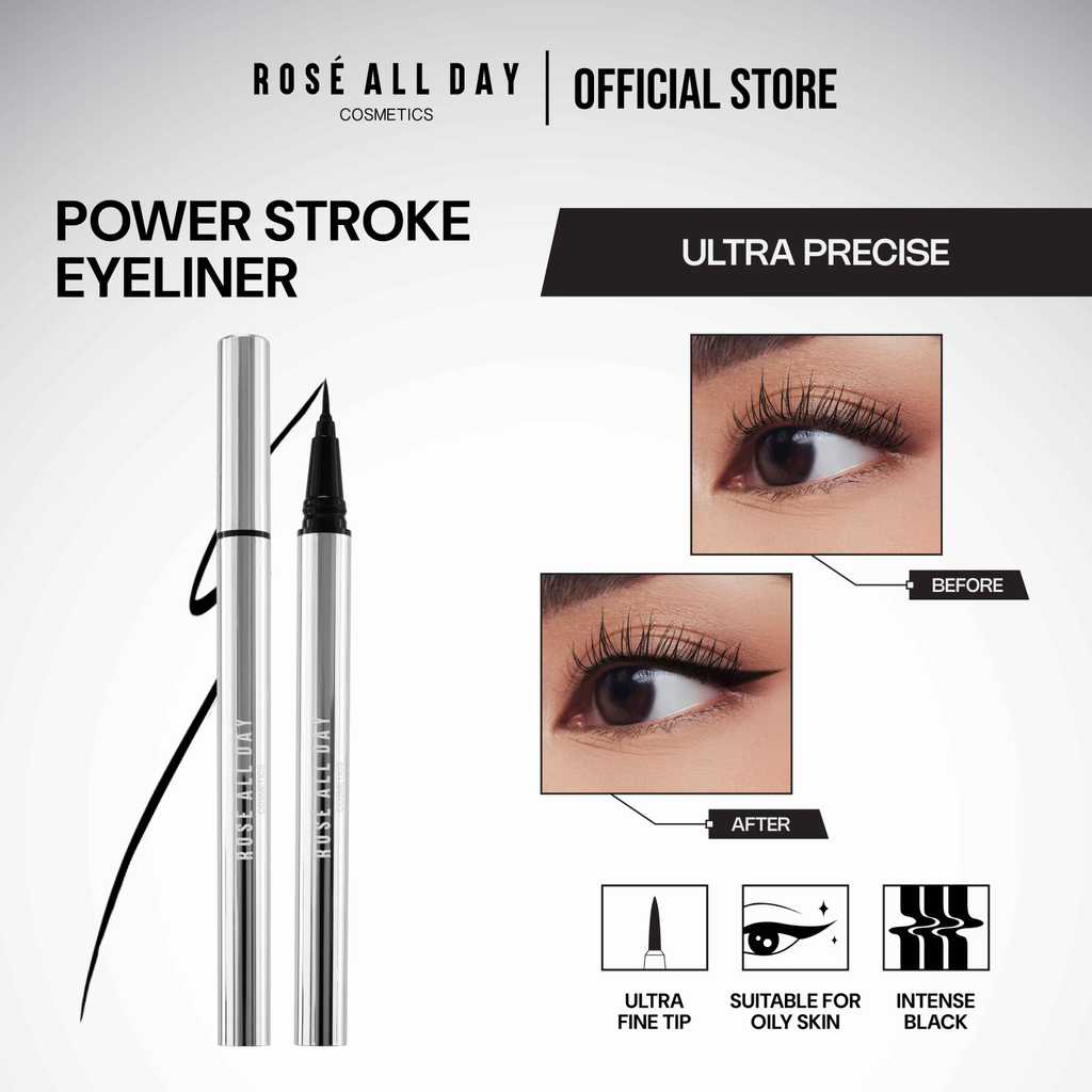 ROSE ALL DAY POWER STROKE PRECISE EYELINER