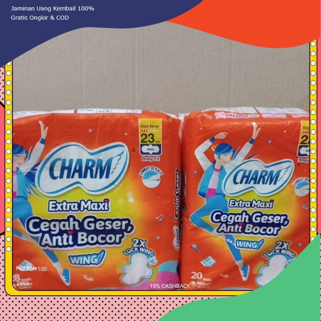 Charm Extra Maxi Wings/Non Wings