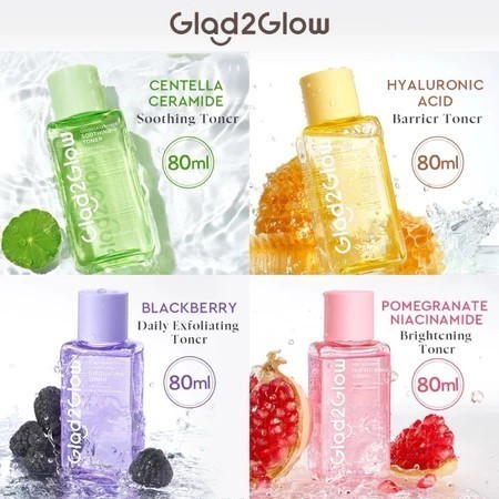 GLAD2GLOW TONER 80ML 4 VARIAN