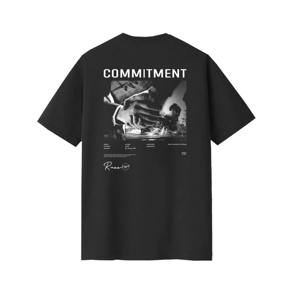 Russ Tshirt Commitment Black