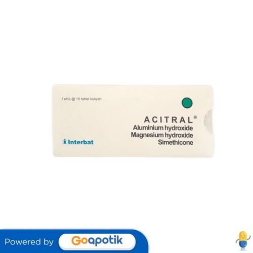 Acitral Strip Isi 10 Tablet