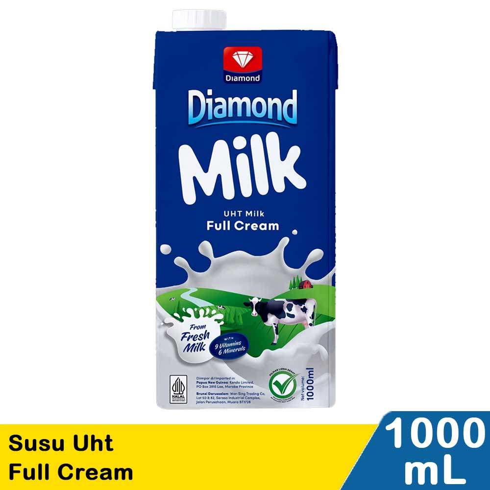 DIAMOND SUSU UHT FULL CREAM 1000mL