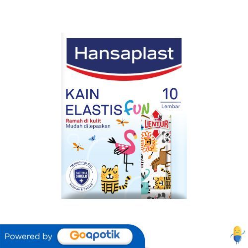 Hansaplast Fun Kain Elastis Pack 10 Lembar