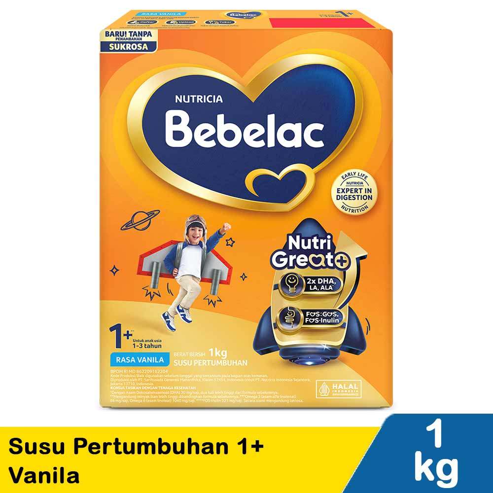 BEBELAC 3 / 1+ SUSU PERTUMBUHAN VANILA 1000g