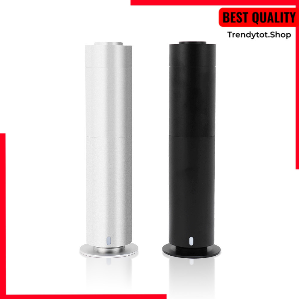 DISKON 120ml Remote-Controlled Modern Metal Tower Aroma Diffuser Machine Stylish Scent Diffuser with Remote Control