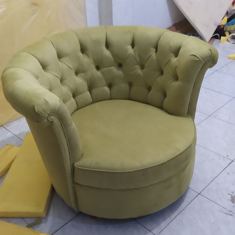 Sofa Bulat Around Hand Ottoman - Stool