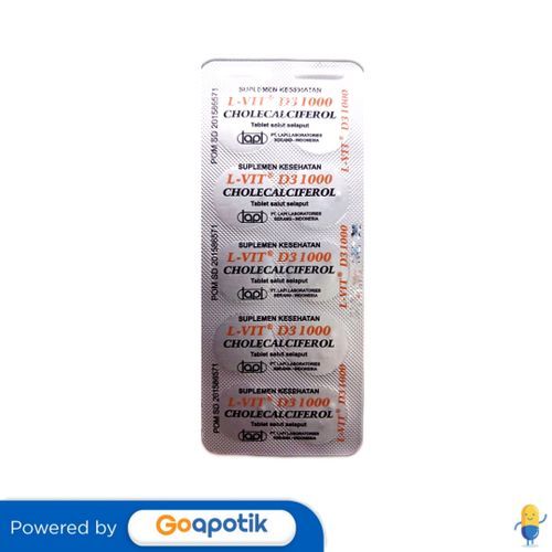 L-Vit D3 1000 Strip 10 Kaplet