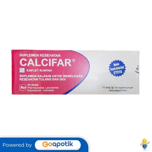 Calcifar Box Isi 100 Kaplet