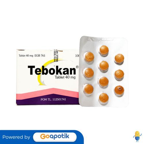 Tebokan 40 Mg Box 100 Tablet