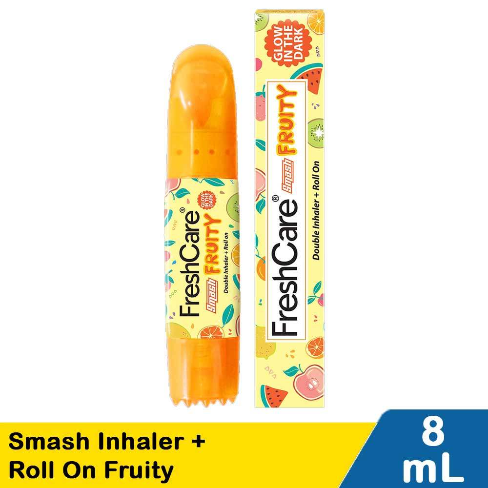 FRESHCARE SMASH INHALER  + ROLL ON FRUITY 8ml