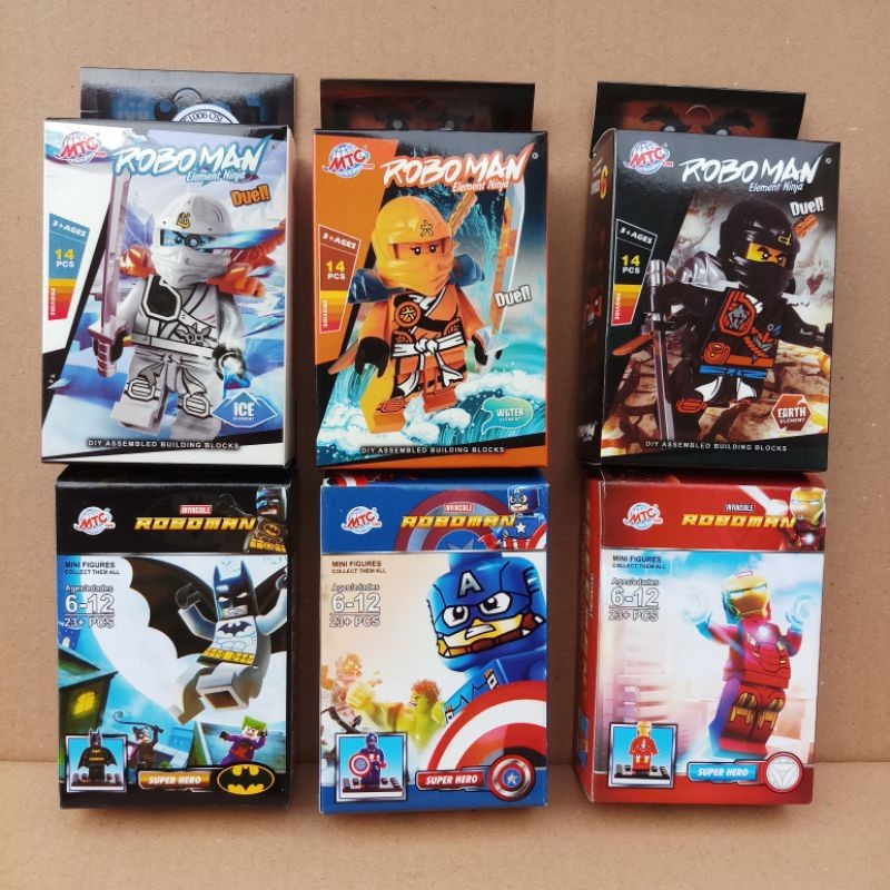BRICK ROBOMAN  NINJA INVICIBLE 1 BOX