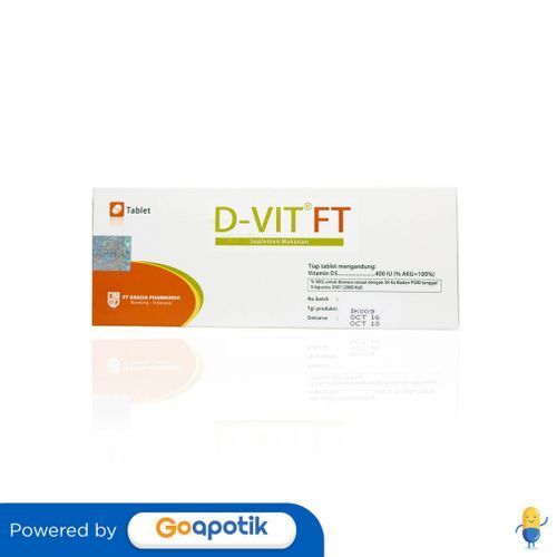 D-Vit Ft 400 Iu Box 30 Tablet