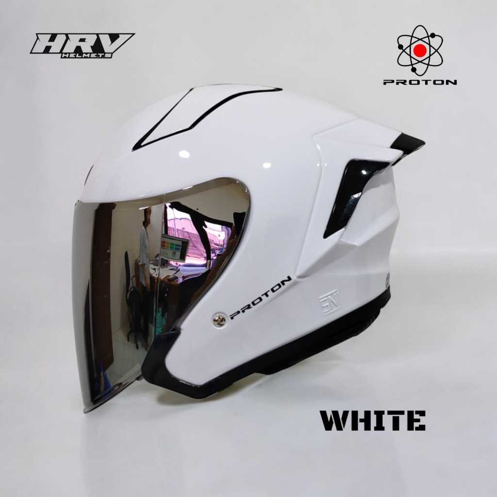 AY SHOP - Helm HRV Proton Solid Paket Ganteng