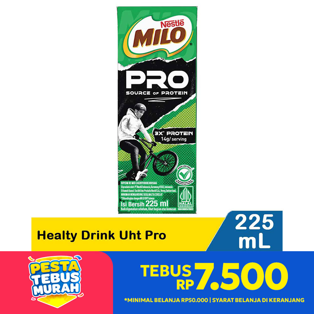 MILO HEALTY DRINK UHT PRO 225mL