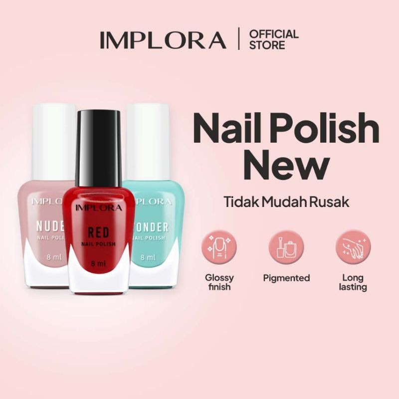 Implora Nail Polish Clear Box