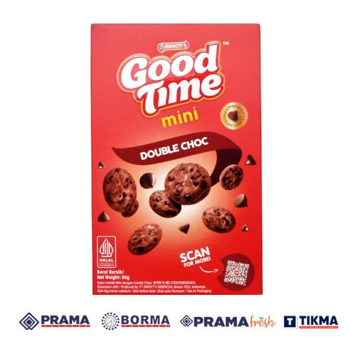 GOOD TIME MINI BOX DBL CHOC 50GR